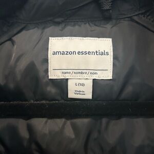 Amazon Essentials Charcoal Puffer Jacket
